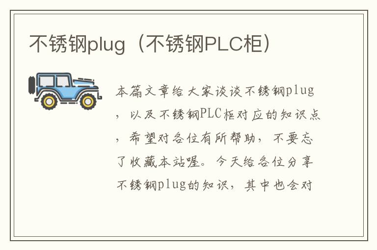 不锈钢plug（不锈钢PLC柜）