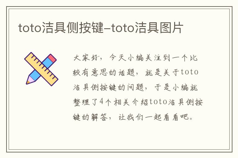 toto洁具侧按键-toto洁具图片