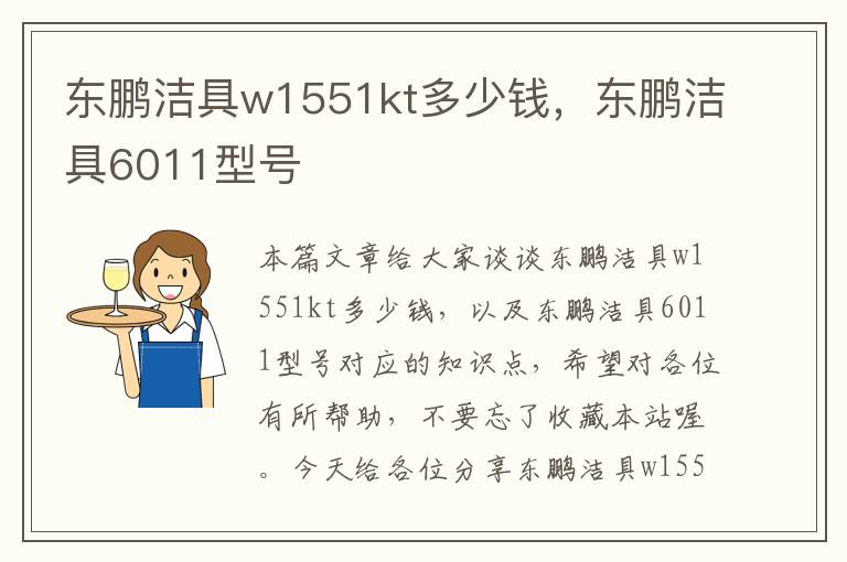 东鹏洁具w1551kt多少钱，东鹏洁具6011型号