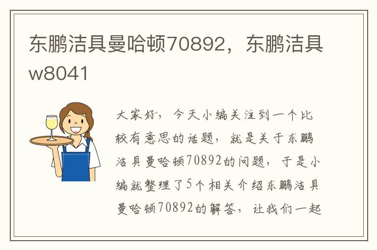 东鹏洁具曼哈顿70892，东鹏洁具w8041