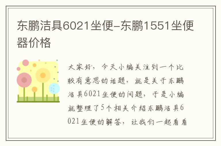 东鹏洁具6021坐便-东鹏1551坐便器价格