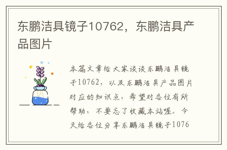 东鹏洁具镜子10762，东鹏洁具产品图片